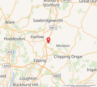 Map of Hastingwood, EnglandEngland