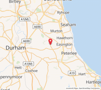 Map of Haswell, EnglandEngland