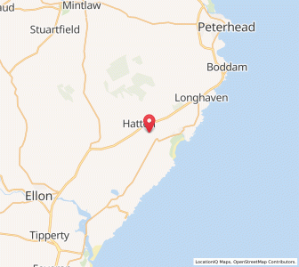 Map of Hatton, ScotlandScotland