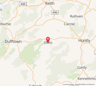 Map of Haugh of Glass, ScotlandScotland