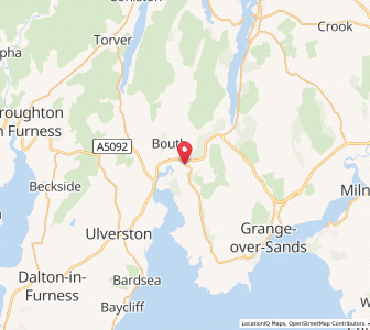 Map of Haverthwaite, EnglandEngland