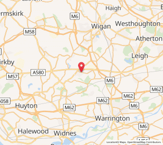 Map of Haydock, EnglandEngland