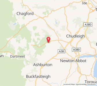 Map of Haytor, EnglandEngland