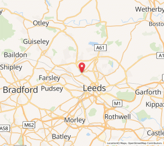 Map of Headingley, EnglandEngland