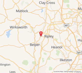 Map of Heage, EnglandEngland