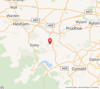 Map of Healey, EnglandEngland