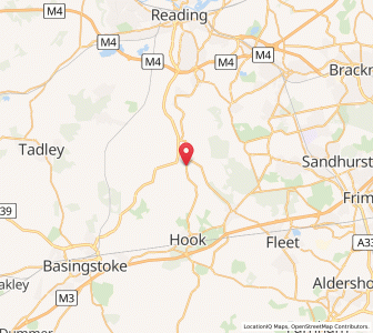 Map of Heckfield, EnglandEngland