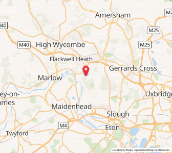 Map of Hedsor, EnglandEngland