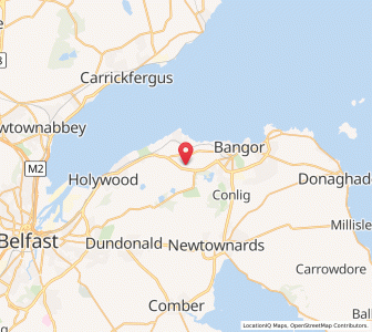 Map of Helens Bay, Northern IrelandNorthern Ireland