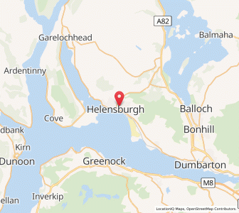 Map of Helensburgh, ScotlandScotland