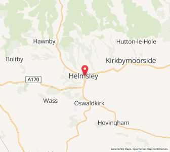 Map of Helmsley, EnglandEngland