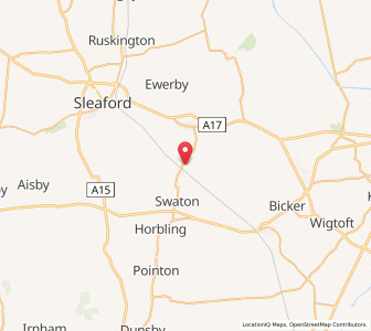 Map of Helpringham, EnglandEngland