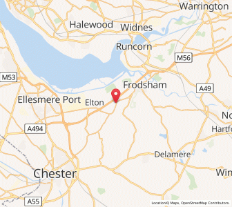 Map of Helsby, EnglandEngland