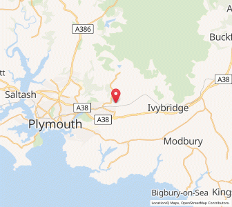 Map of Hemerdon, EnglandEngland