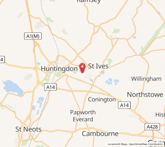 Map of Hemingford Abbots, EnglandEngland