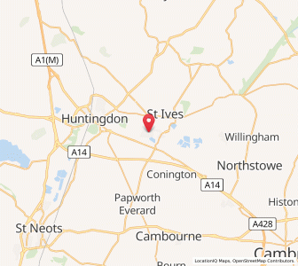 Map of Hemingford Grey, EnglandEngland