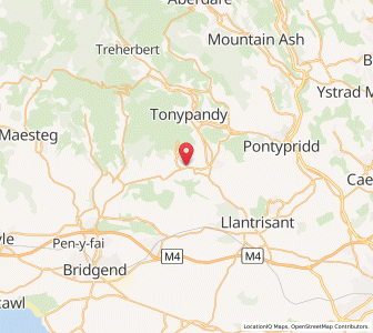 Map of Hendreforgan, WalesWales