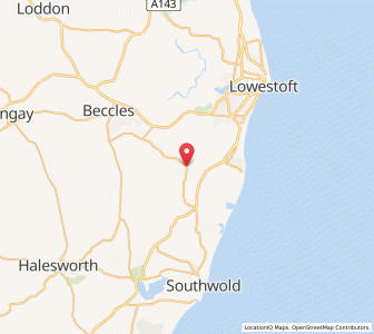 Map of Henstead, EnglandEngland