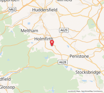 Map of Hepworth, EnglandEngland