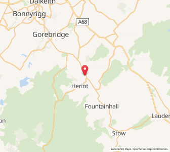 Map of Heriot, ScotlandScotland