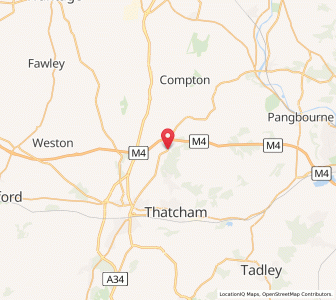 Map of Hermitage, EnglandEngland