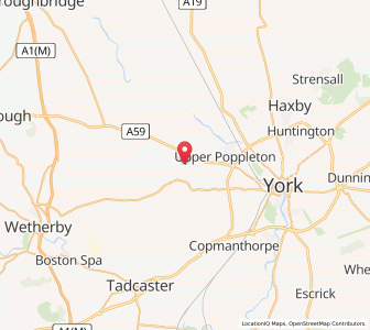 Map of Hessay, EnglandEngland