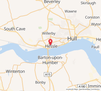 Map of Hessle, EnglandEngland