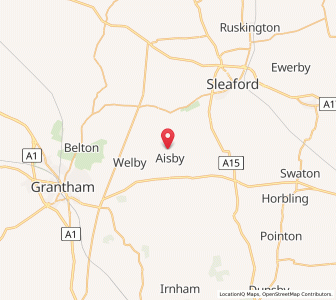 Map of Heydour, EnglandEngland