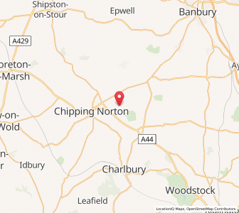 Map of Heythrop, EnglandEngland