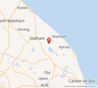Map of Hickling, EnglandEngland