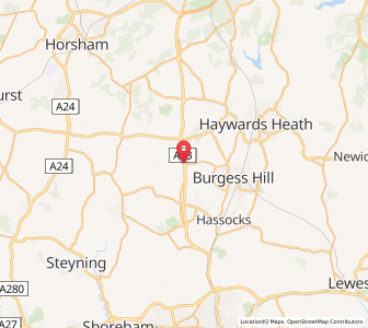 Map of Hickstead, EnglandEngland