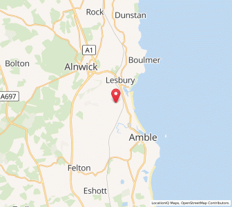 Map of High Buston, EnglandEngland