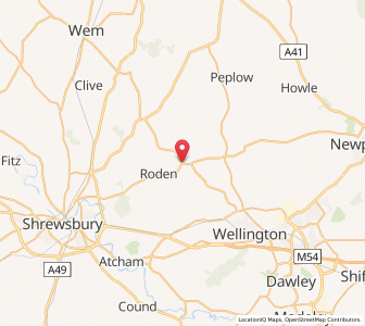 Map of High Ercall, EnglandEngland