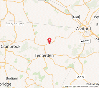 Map of High Halden, EnglandEngland