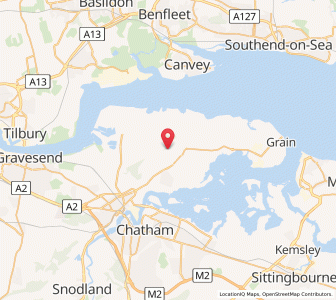 Map of High Halstow, EnglandEngland