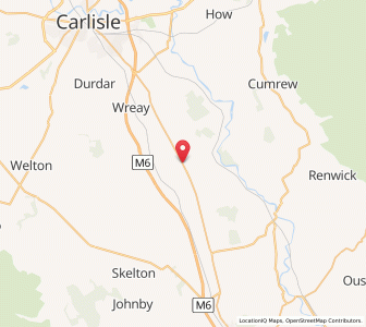 Map of High Hesket, EnglandEngland