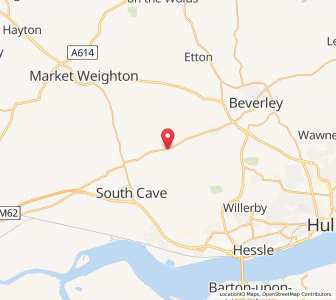 Map of High Hunsley, EnglandEngland