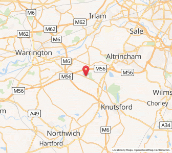 Map of High Legh, EnglandEngland