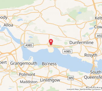 Map of High Valleyfield, ScotlandScotland