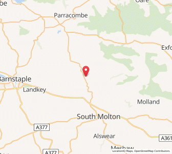 Map of Highbray, EnglandEngland