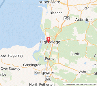 Map of Highbridge, EnglandEngland