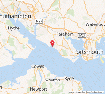 Map of Hill Head, EnglandEngland