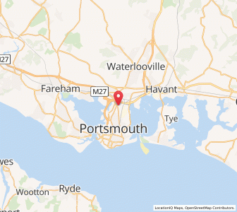 Map of Hilsea, EnglandEngland