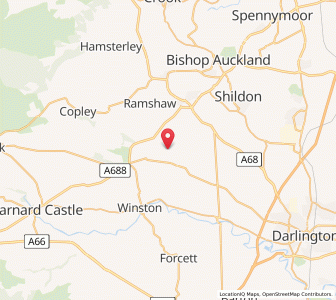 Map of Hilton, EnglandEngland