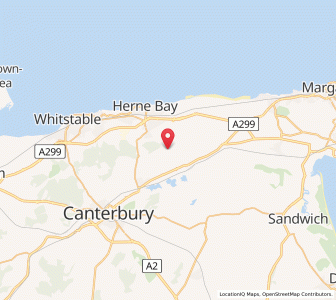 Map of Hoath, EnglandEngland