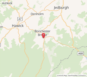 Map of Hobkirk, ScotlandScotland