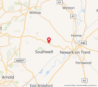 Map of Hockerton, EnglandEngland