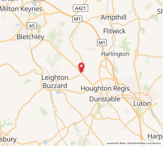 Map of Hockliffe, EnglandEngland