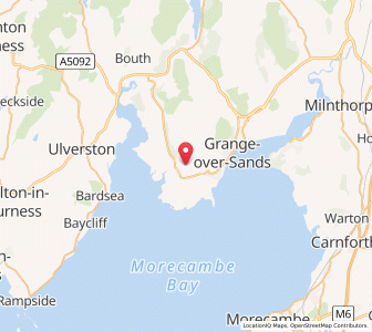 Map of Holker, EnglandEngland