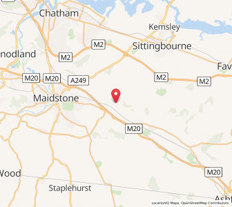 Map of Hollingbourne, EnglandEngland